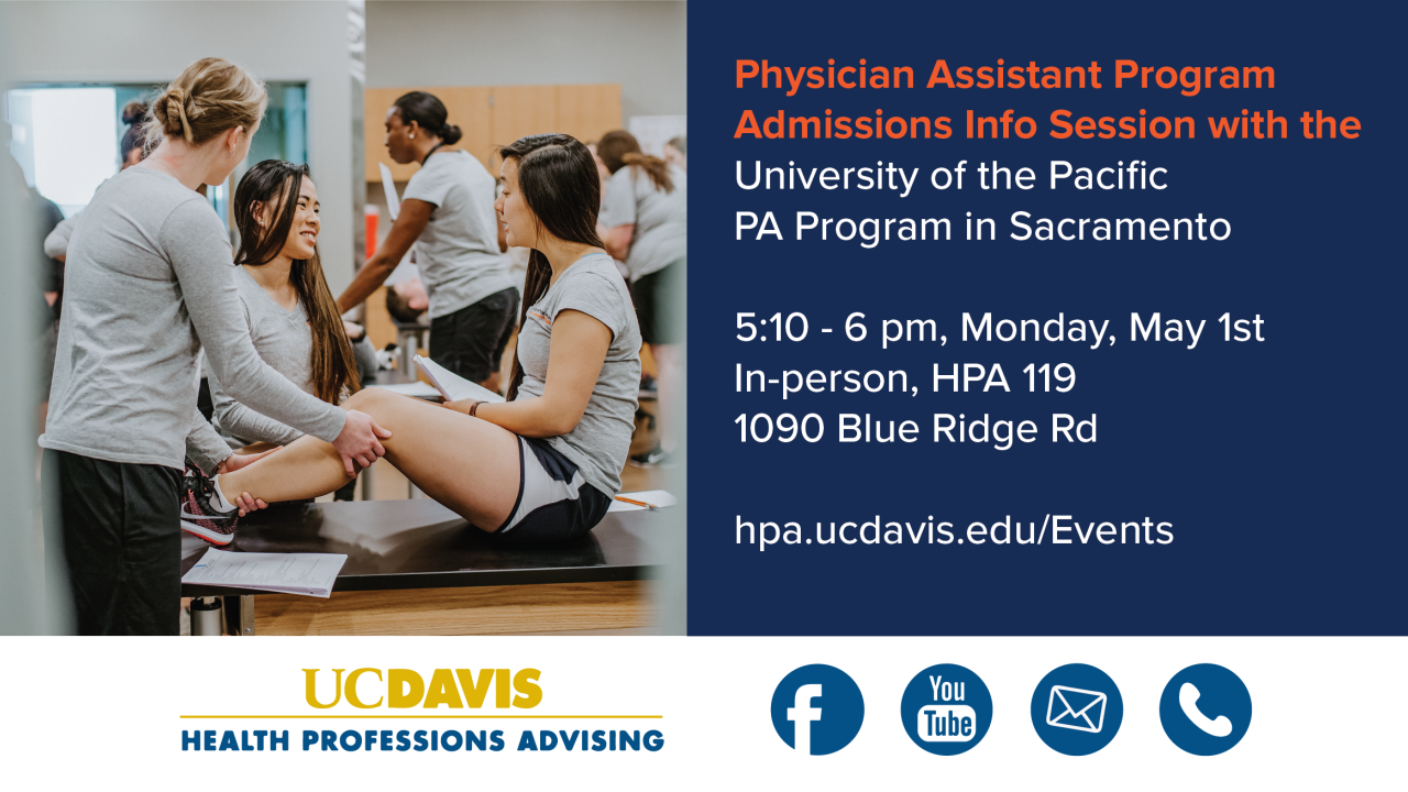 Join us for UOP PA Info Session, details below