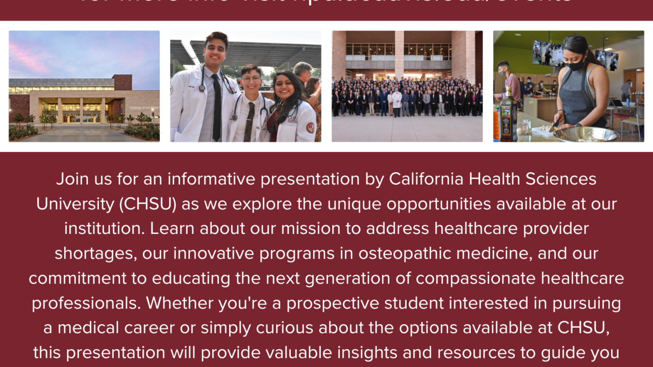 CHSU California Health Sciences University - Clovis CA