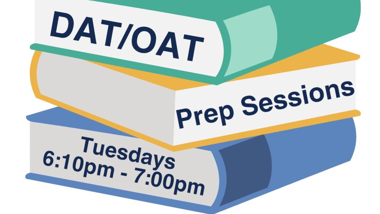 DAT/OAT Prep Sessions Graphic