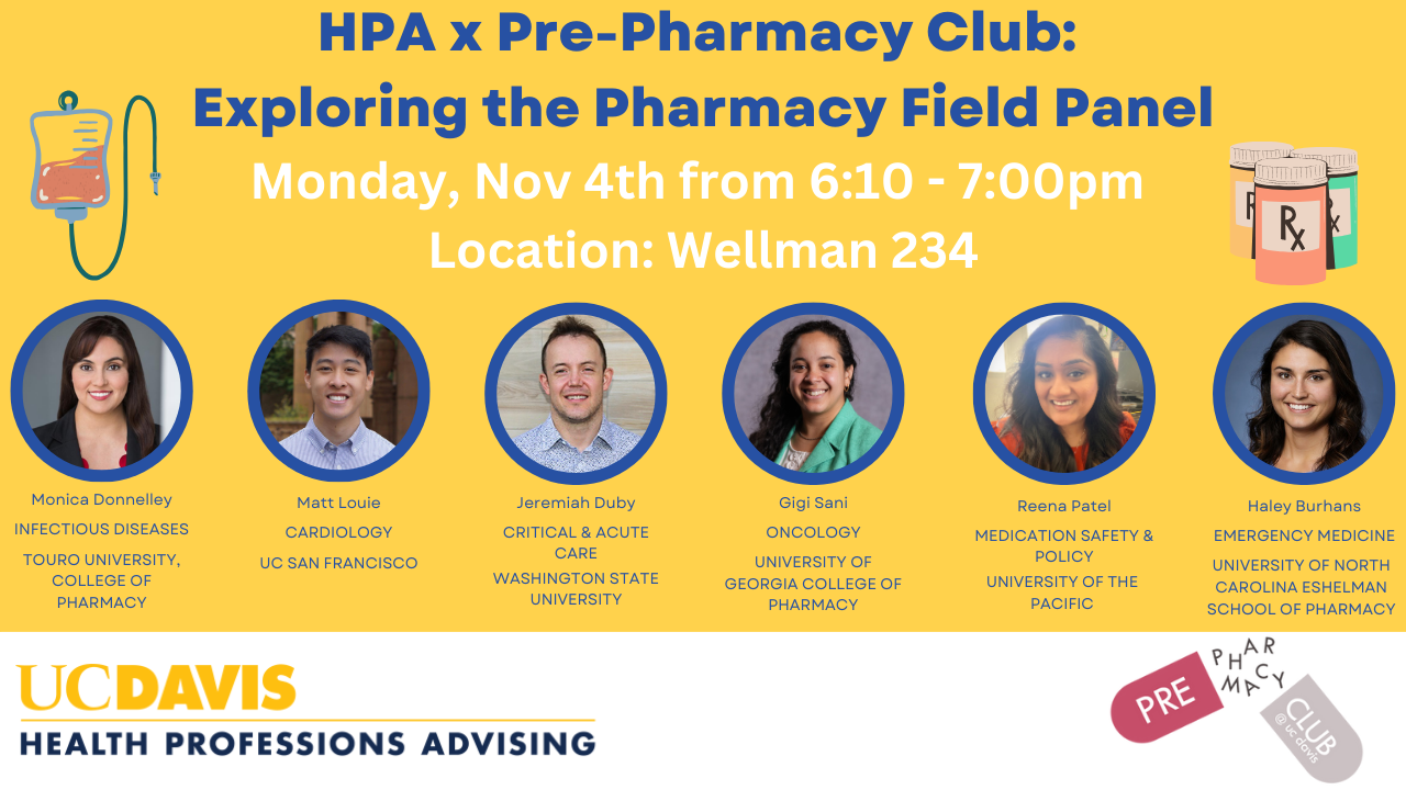 HPA x Pre-Pharm 2024 Fall workshop