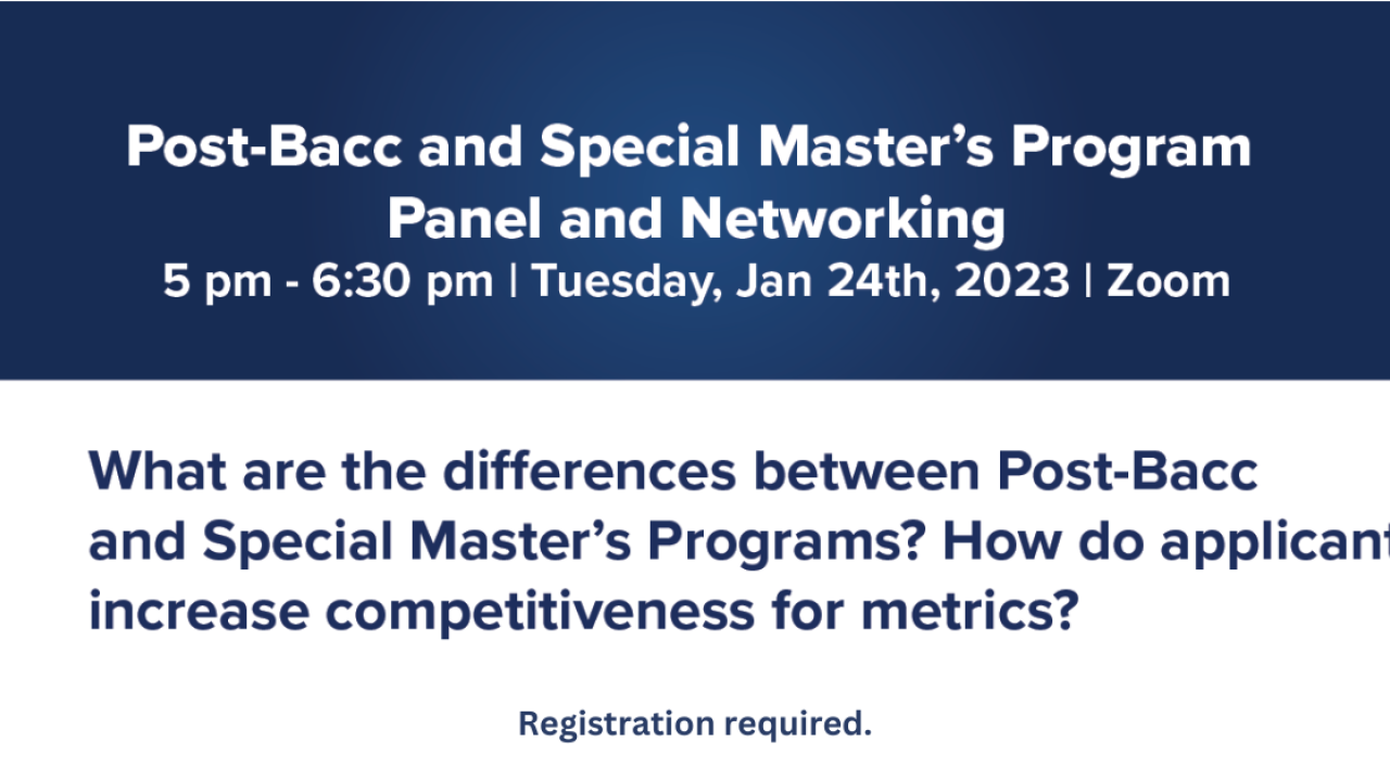 Join us for post-ba and smp panel, details below