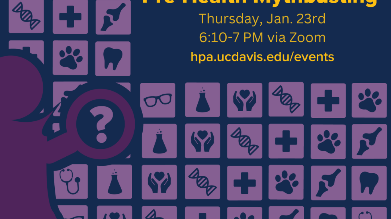 Pre-Health Mythbusting Kahoot Flyer