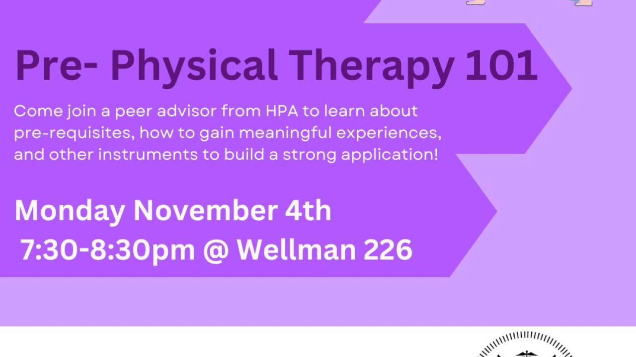 Pre-PT flyer.