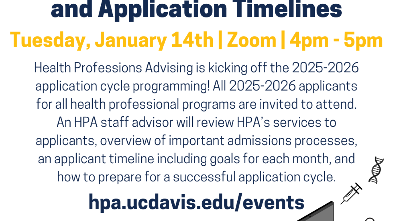 Preparing to Apply and Application Timelines Flyer