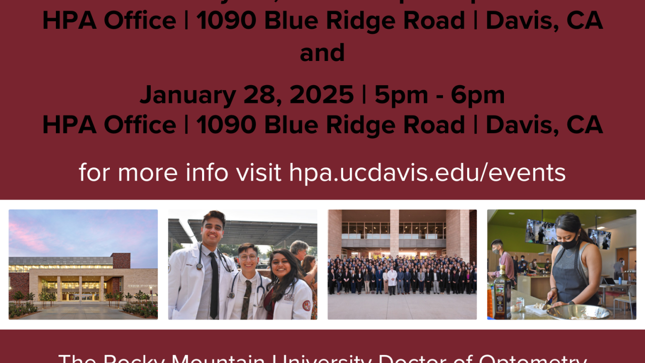 Rocky Mountain University of Health Professions Optometry Flyer