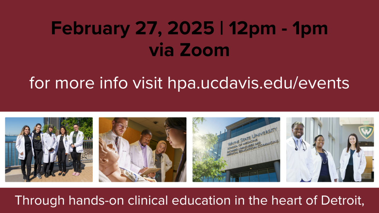 Wayne State University School of Medicine Information Session Flyer