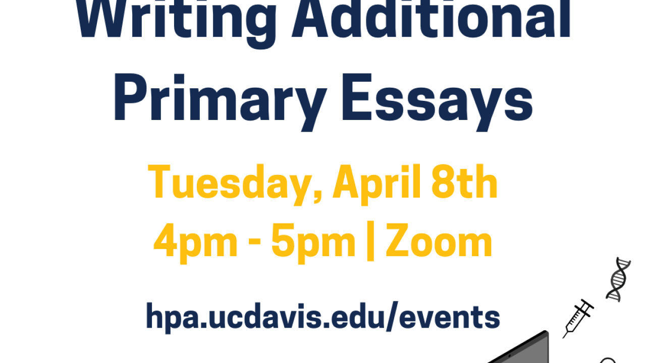 Writing Additional Primary Essays Graphics