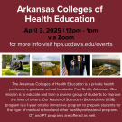 Introduction to Arkansas Colleges of Health Education Graphic